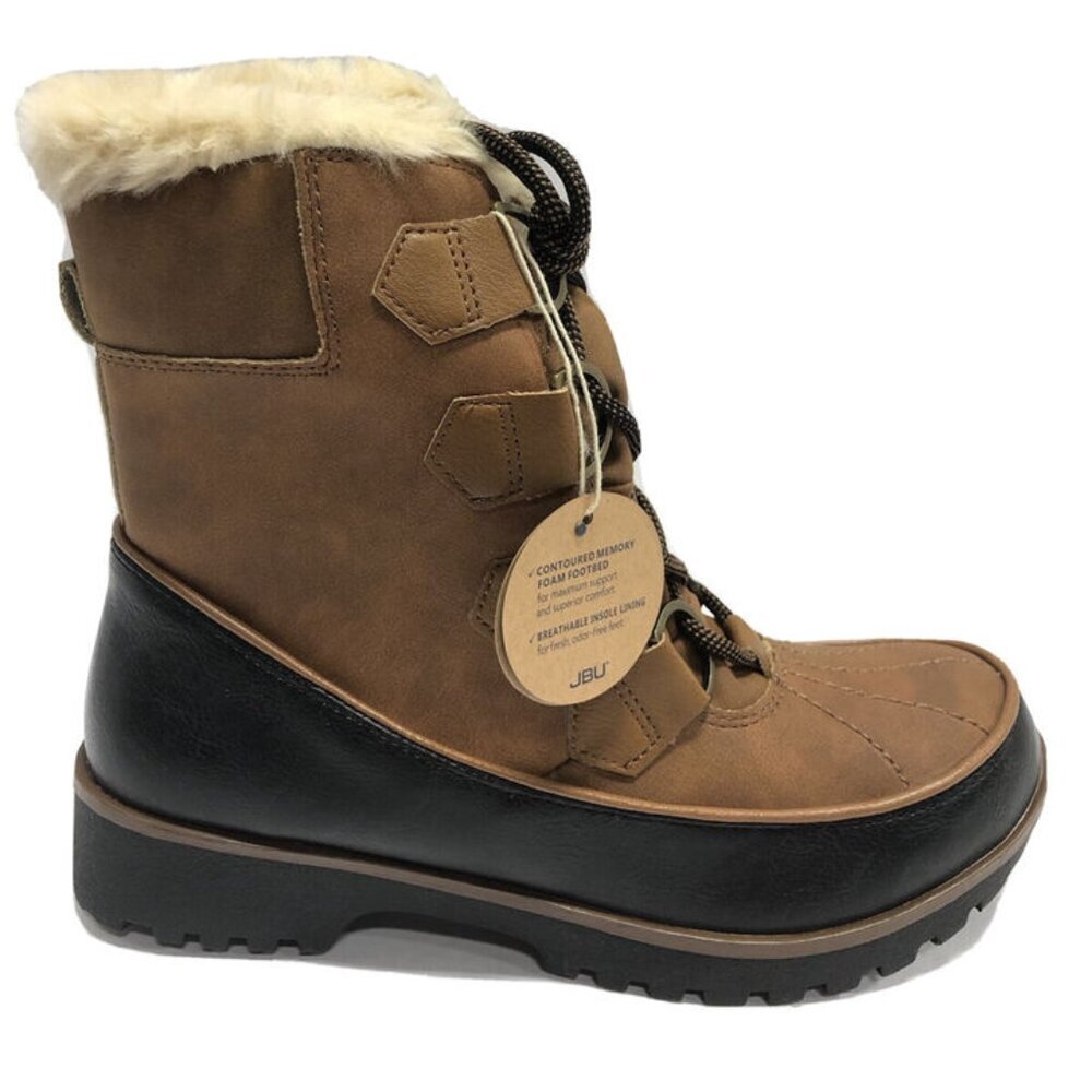 Jambu Women’s Brunswick Waterproof Brown Boots, Size 6 M